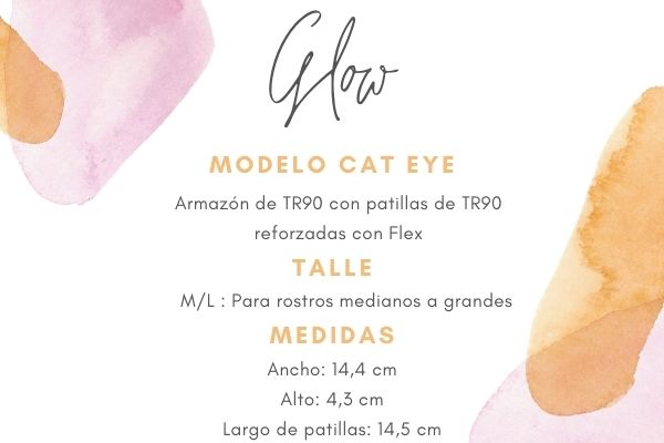 armazon de tr90 modelo cat eye para graduaciones